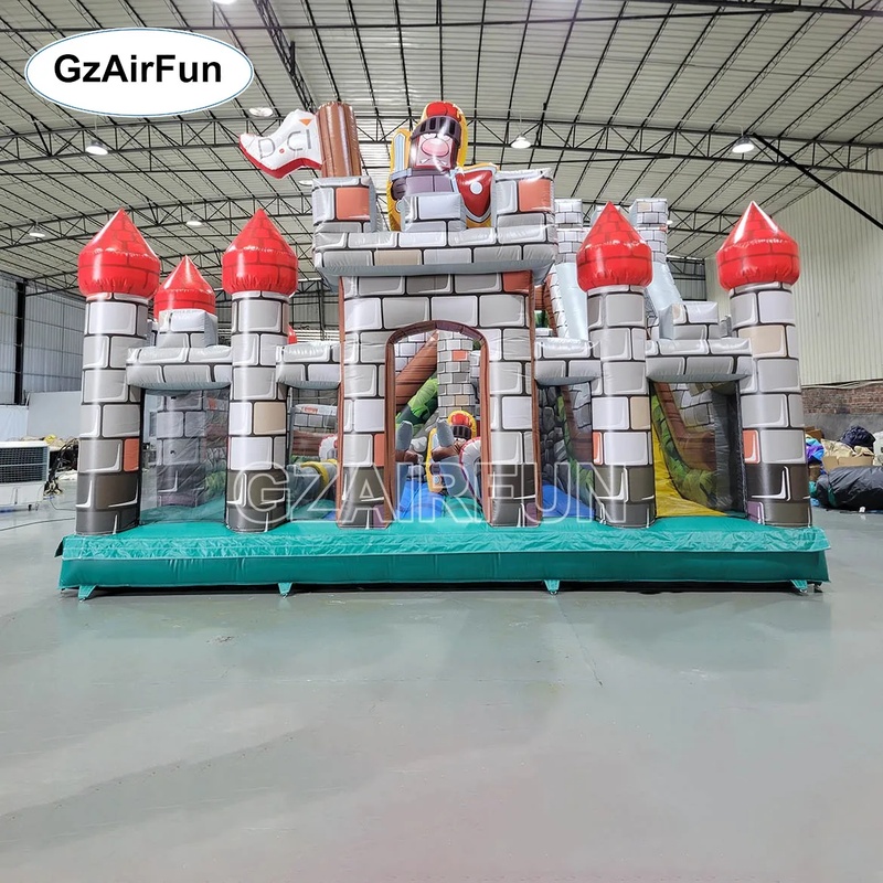Kids Outdoor Obstacle Course Equipment - 業務用PVC製ナイトキャッスルインフレータブルバウンスハウス、多層障害物コース、屋外子供用遊具、簡単設置