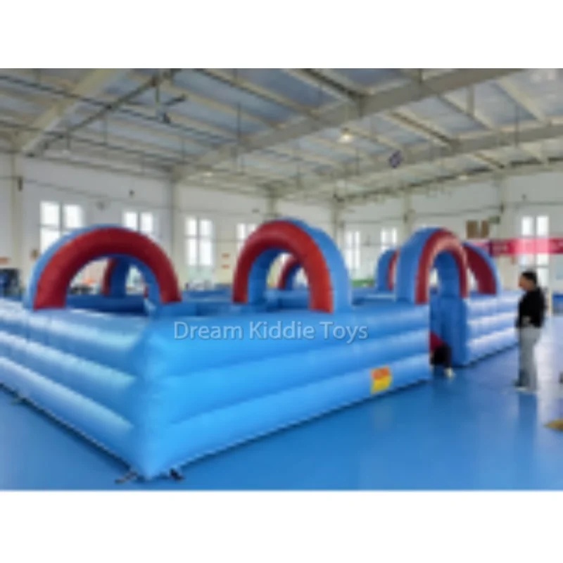 Kids Outdoor Obstacle Course Equipment - 巨大なPVC製インフレータブル障害物トンネル、屋外用子供向け遊具コース、子供と大人のためのエンターテイメントゲーム（レンタルあり）