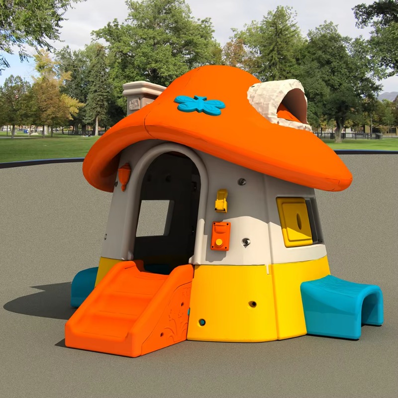 家庭用裏庭子供用遊び場プラスチック製プレイハウスミニプレイグ - Kids Outdoor House のレビューと価格