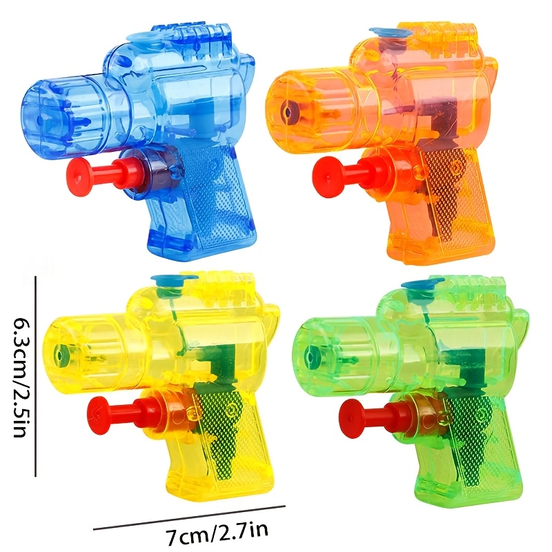 10個入りミニ透明ポケット水鉄砲、ランダムカラー夏の屋外水遊 - Kids Outdoor Games For Party のレビューと価格
