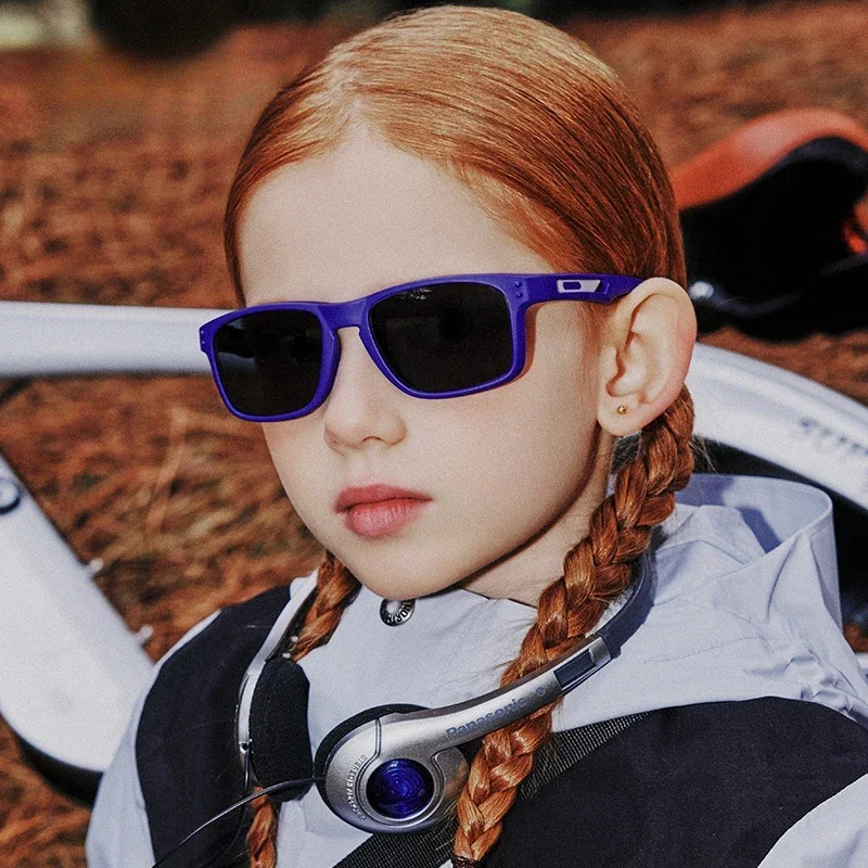 アウトドア ニューキッズ 偏光サングラス 柔軟な長方形フレー - Kids Outdoor Frame のレビューと価格