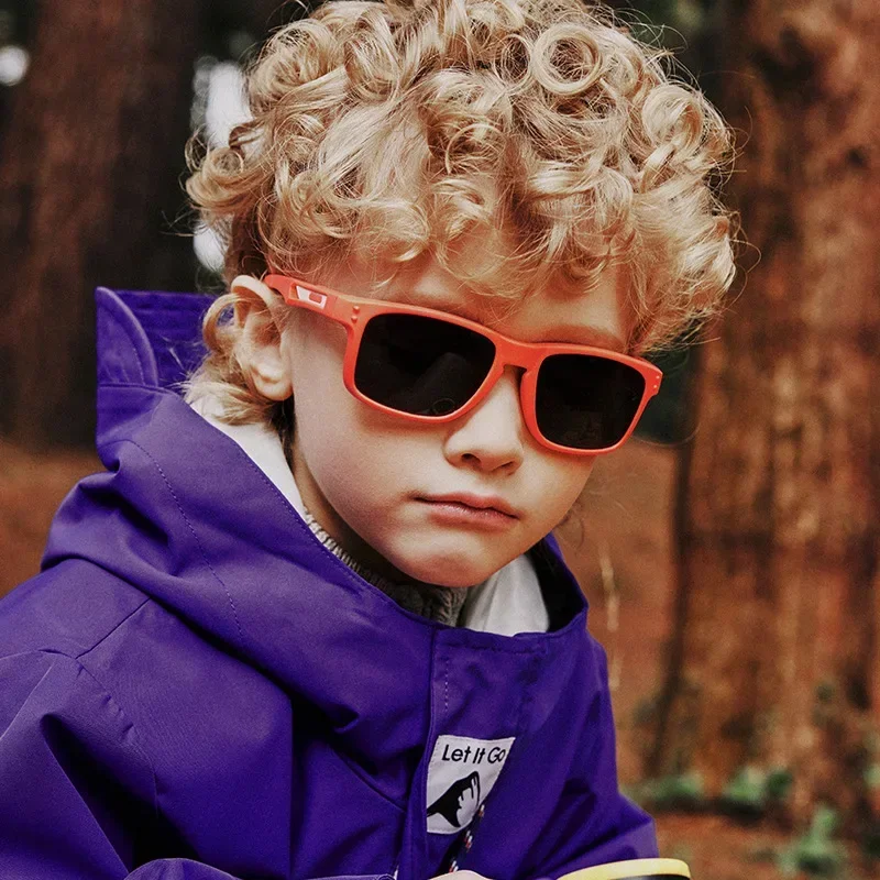アウトドア ニューキッズ 偏光サングラス 柔軟な長方形フレー - Kids Outdoor Frame のレビューと価格