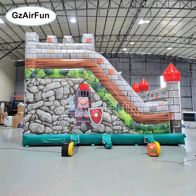 業務用PVC製ナイトキャッスルインフレータブルバウンスハウス - Kids Outdoor Obstacle Course Equipment のレビューと価格