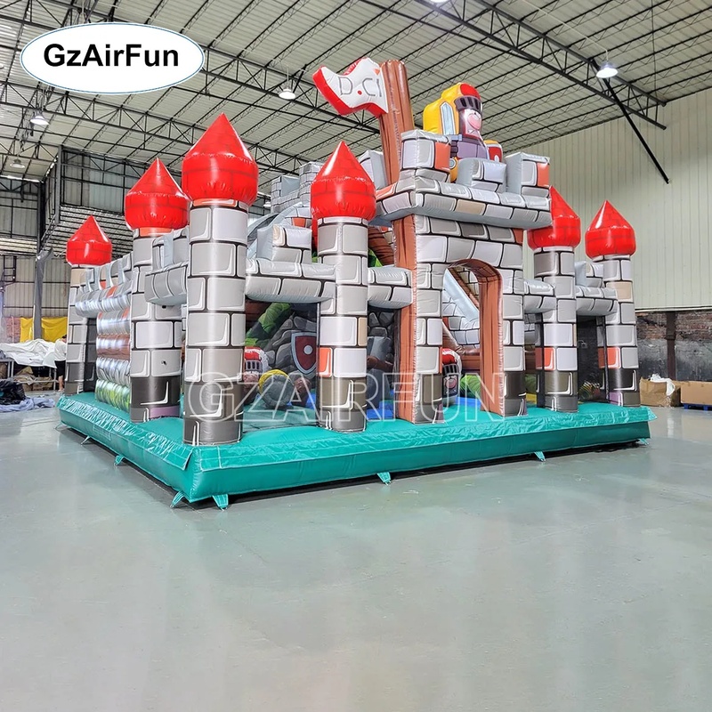 業務用PVC製ナイトキャッスルインフレータブルバウンスハウス - Kids Outdoor Obstacle Course Equipment のレビューと価格