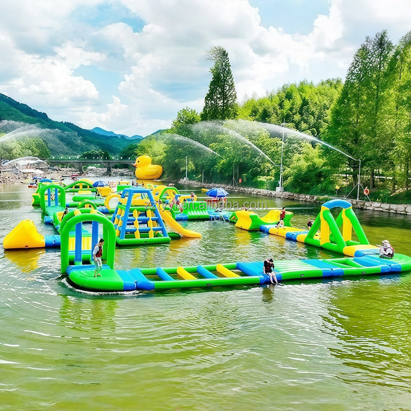 子供と大人向けのカスタマイズ可能な大型インフレータブルウォー - Kids Outdoor Obstacle Course Equipment のレビューと価格