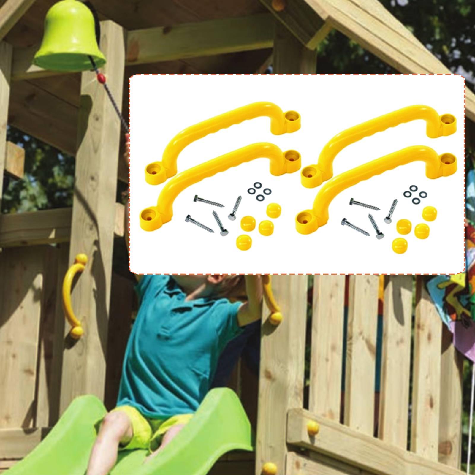 4x クライミングフレームハンドル子供用屋外遊び場アクセサリ - Kids Outdoor Frame のレビューと価格