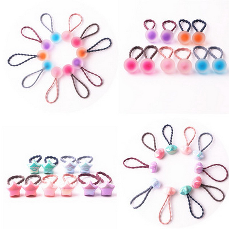 10ピース/ロット赤ん坊甘いヘアアクセサリーキャンディーカラ - Kids Outdoor Decor のレビューと価格