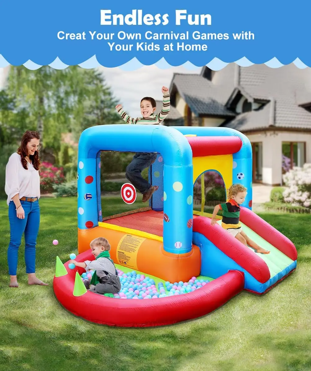 Step4Fun インフレータブルバウンスハウス、子供用キャ - Kids Outdoor House のレビューと価格
