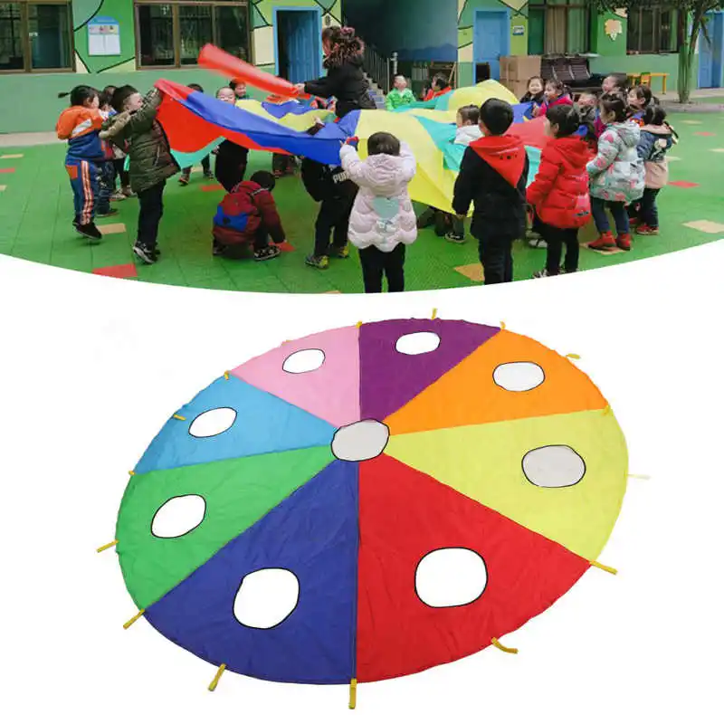 レインボーパラシュートノックゴーファー多人数参加型インタラク - Kids Outdoor Games For Party のレビューと価格