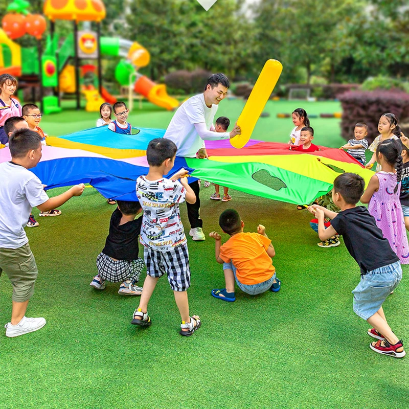 レインボーパラシュートノックゴーファー多人数参加型インタラク - Kids Outdoor Games For Party のレビューと価格