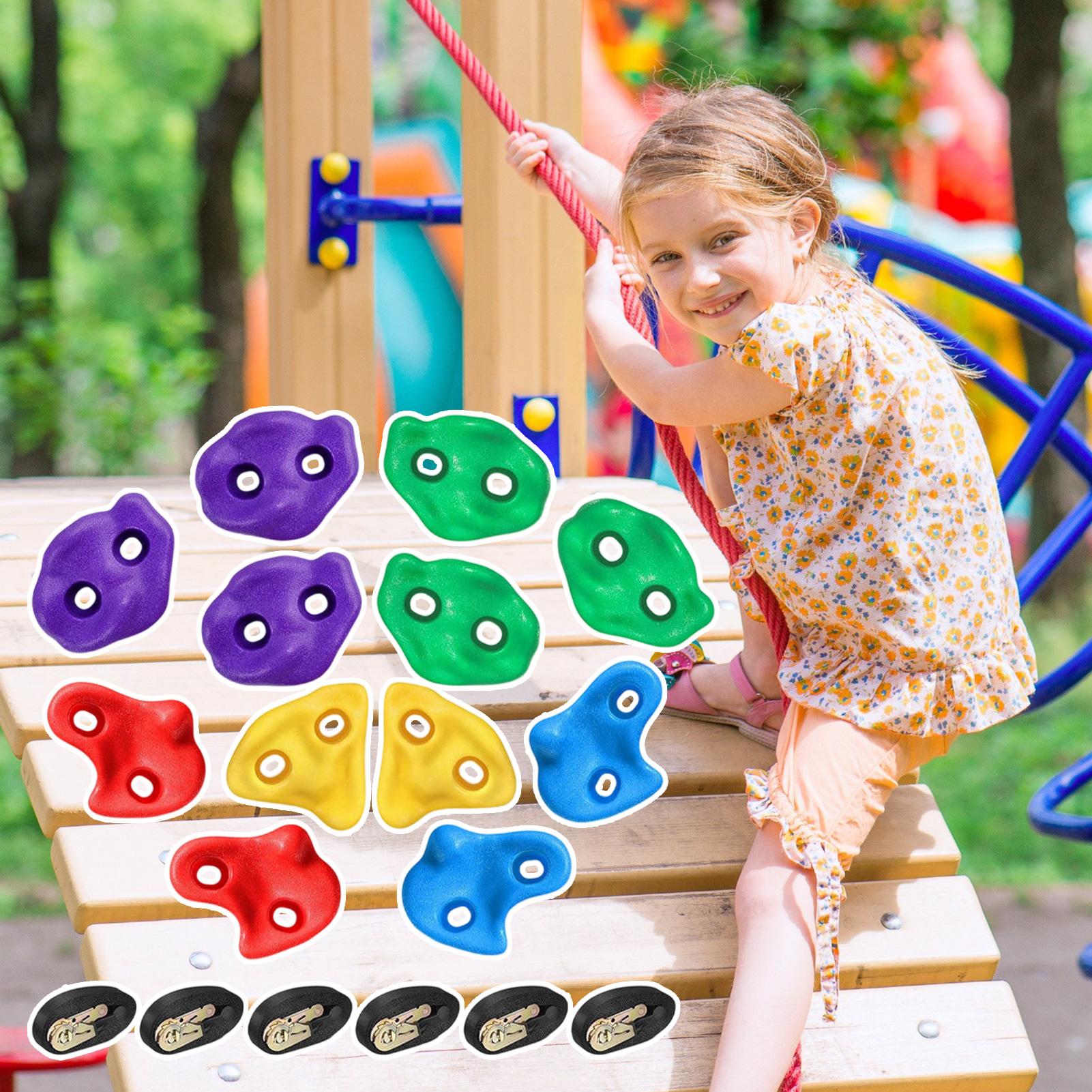 屋外遊具 ヘビーデューティー 軽量 簡単設置 障害物コース  - Kids Outdoor Obstacle Course Equipment のレビューと価格
