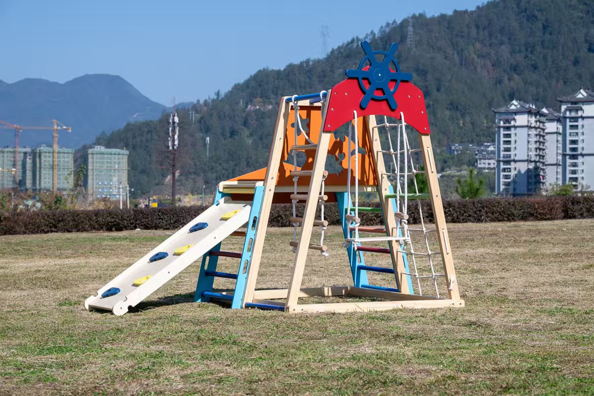 大型木製クライミングフレーム、屋内外兼用、子供・幼児向け、幼 - Kids Outdoor Wooden Climbing Frame のレビューと価格