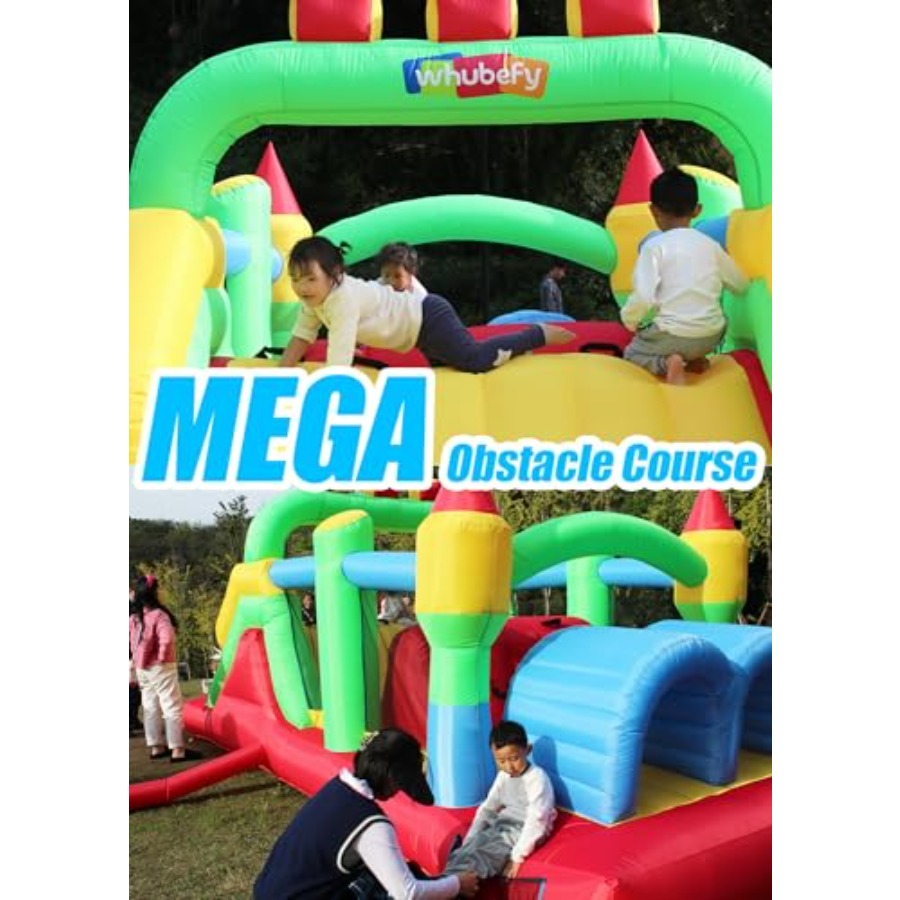 裏庭用屋外インフレータブルバウンスハウス障害物コース、3～6 - Kids Outdoor House のレビューと価格