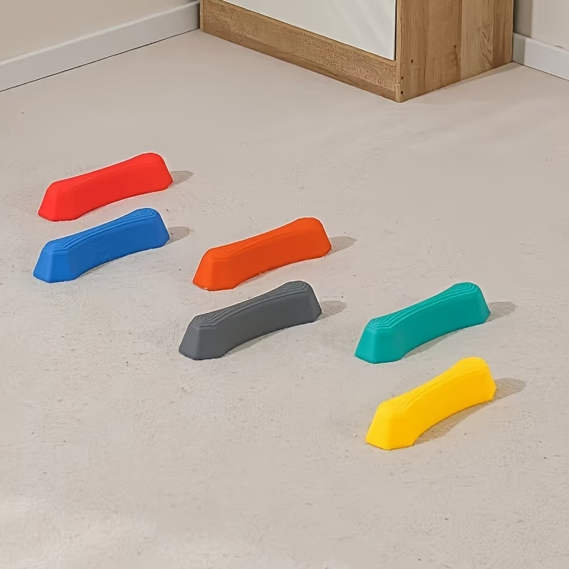 6個入りステッピングストーンセット、滑り止めバランスブロック - Kids Outdoor Obstacle Course Equipment のレビューと価格