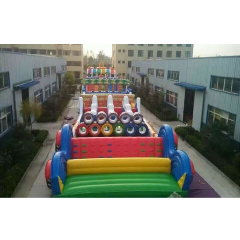 子供と大人のためのインフレータブル障害物コース - 耐久性が - Kids Outdoor Obstacle Course Equipment のレビューと価格
