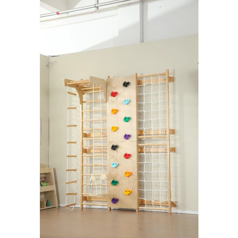 室内用モンキーバー、子供用木製クライミングフレーム、屋外用無 - Kids Outdoor Wooden Climbing Frame のレビューと価格
