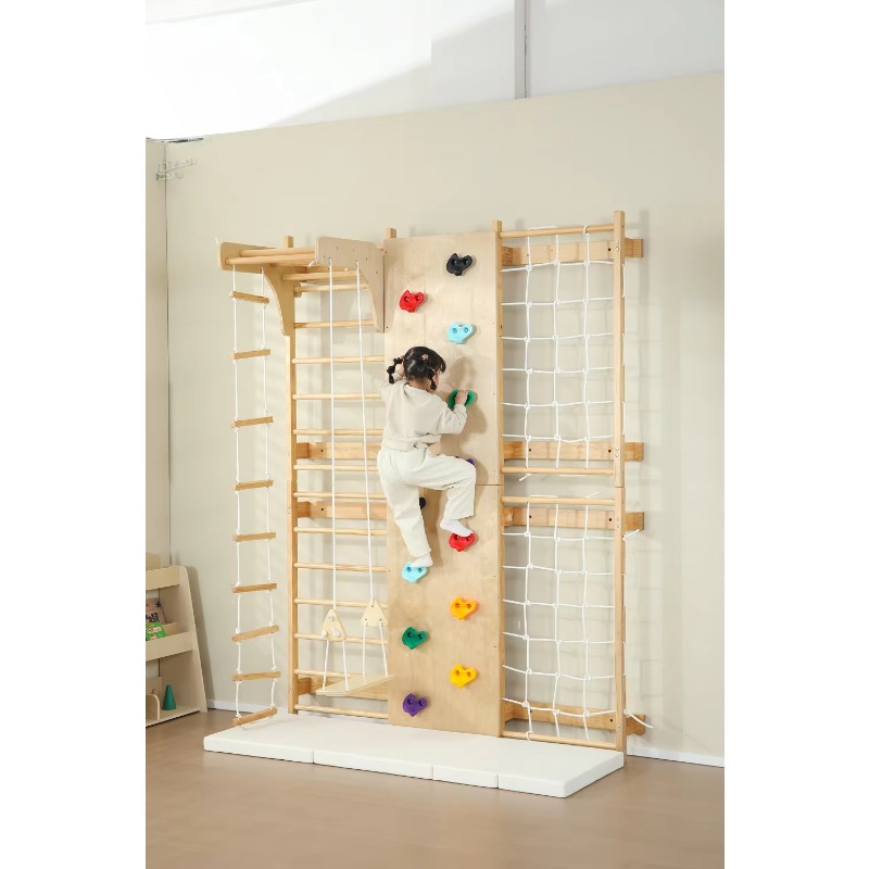 室内用モンキーバー、子供用木製クライミングフレーム、屋外用無 - Kids Outdoor Wooden Climbing Frame のレビューと価格