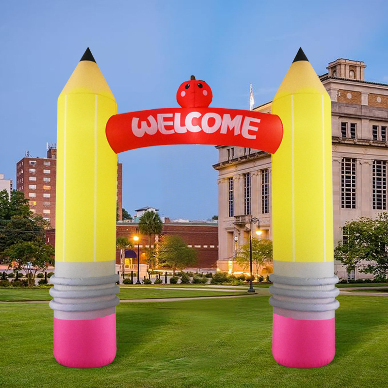 9フィートのインフレータブルペンシルアーチデコレーション、内 - Kids Outdoor Decor のレビューと価格