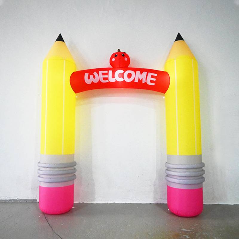 9フィートのインフレータブルペンシルアーチデコレーション、内 - Kids Outdoor Decor のレビューと価格