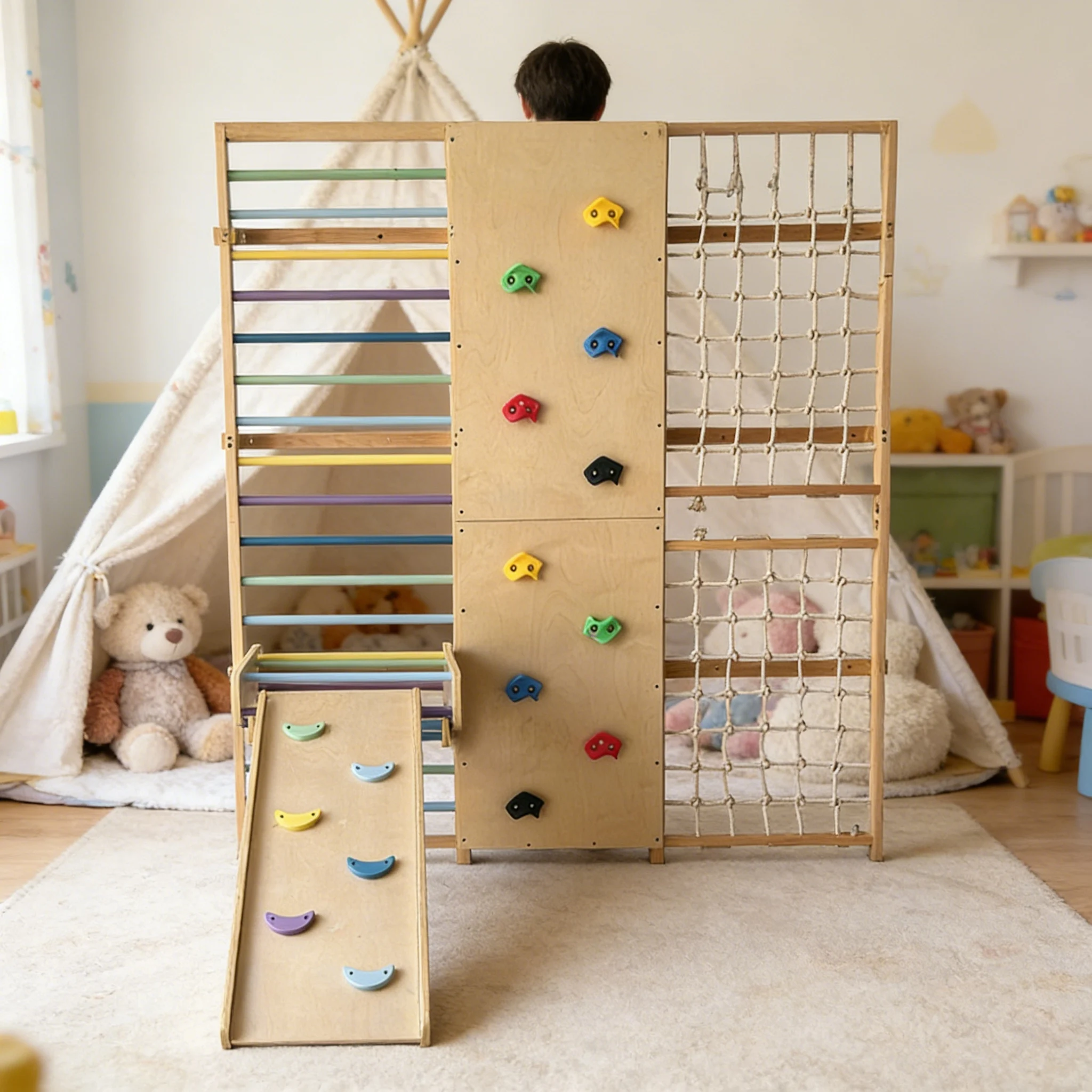 2026年プロ仕様クライミングフレーム屋外用クライミングフレ - Kids Outdoor Wooden Climbing Frame のレビューと価格