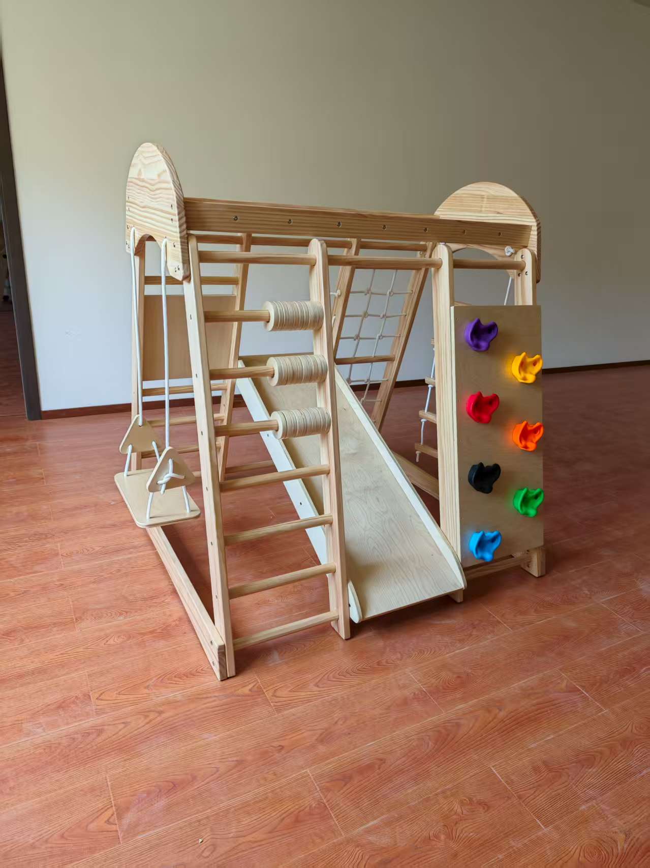 木製キッズクライミングフレーム、はしご、おもちゃ、クライムゲ - Kids Outdoor Frame のレビューと価格