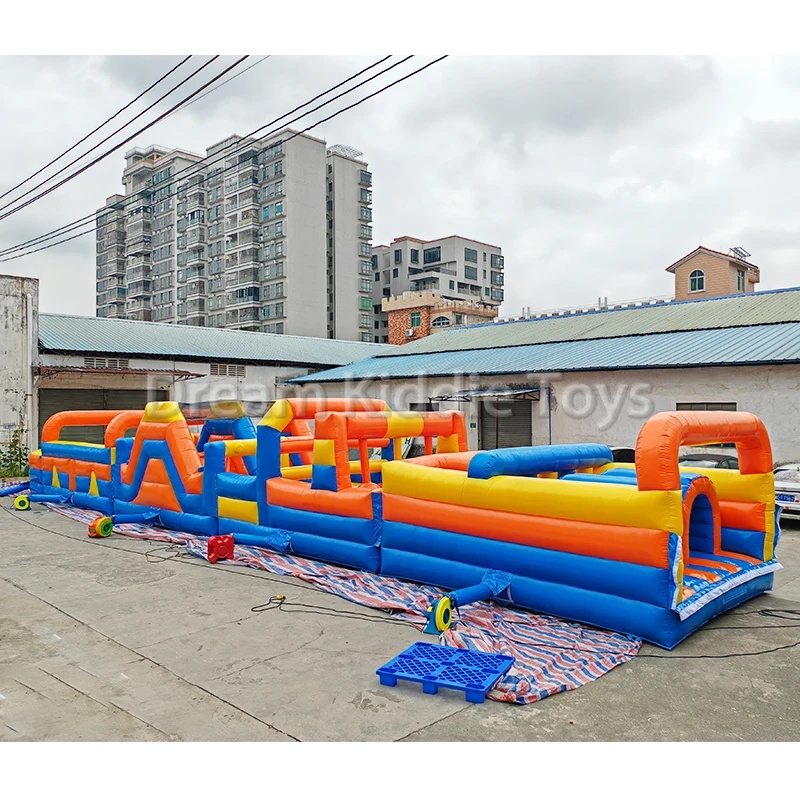 巨大なPVC製インフレータブル障害物トンネル、屋外用子供向け - Kids Outdoor Obstacle Course Equipment のレビューと価格