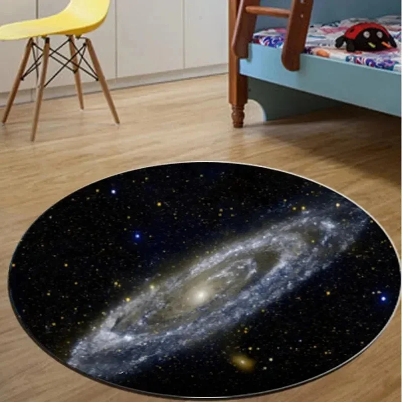 VIKAMA 3Dリアルな地球柄ラウンドエリアラグ、青い惑星 - Kids Outdoor Mat Waterproof のレビューと価格