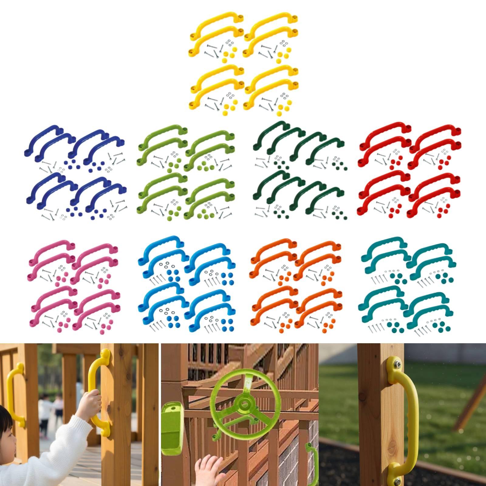 8個入りクライミングフレームハンドル 簡単設置 屋外プレイセ - Kids Outdoor Frame のレビューと価格