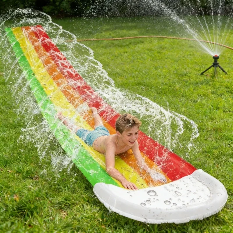 夏の屋外用インフレータブル水遊びおもちゃ ウォータースライド - Kids Outdoor Games For Party のレビューと価格