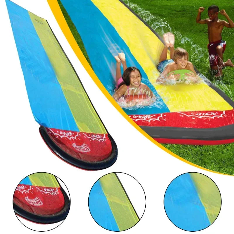 夏の屋外用インフレータブル水遊びおもちゃ ウォータースライド - Kids Outdoor Games For Party のレビューと価格