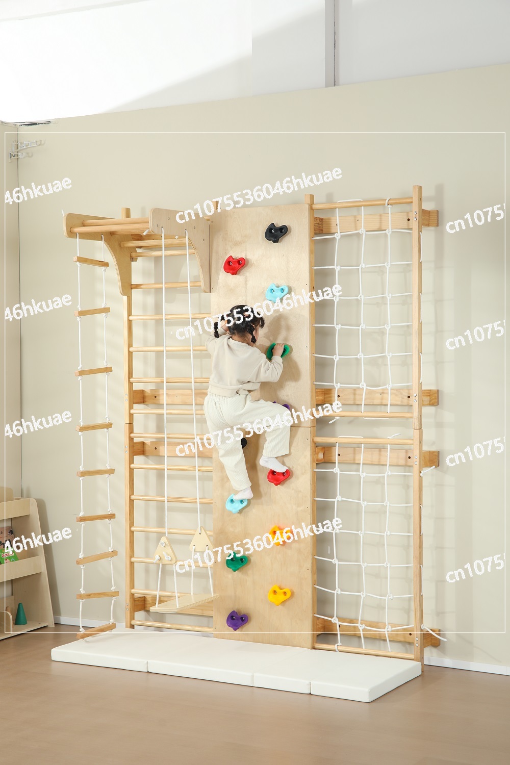 在庫ありの子供用クライミングフレーム – 室内および屋外で使 - Kids Outdoor Wooden Climbing Frame のレビューと価格