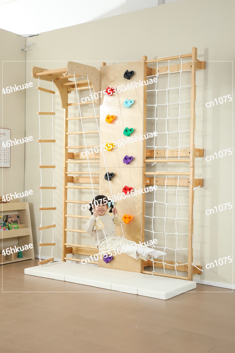 在庫ありの子供用クライミングフレーム – 室内および屋外で使 - Kids Outdoor Wooden Climbing Frame のレビューと価格