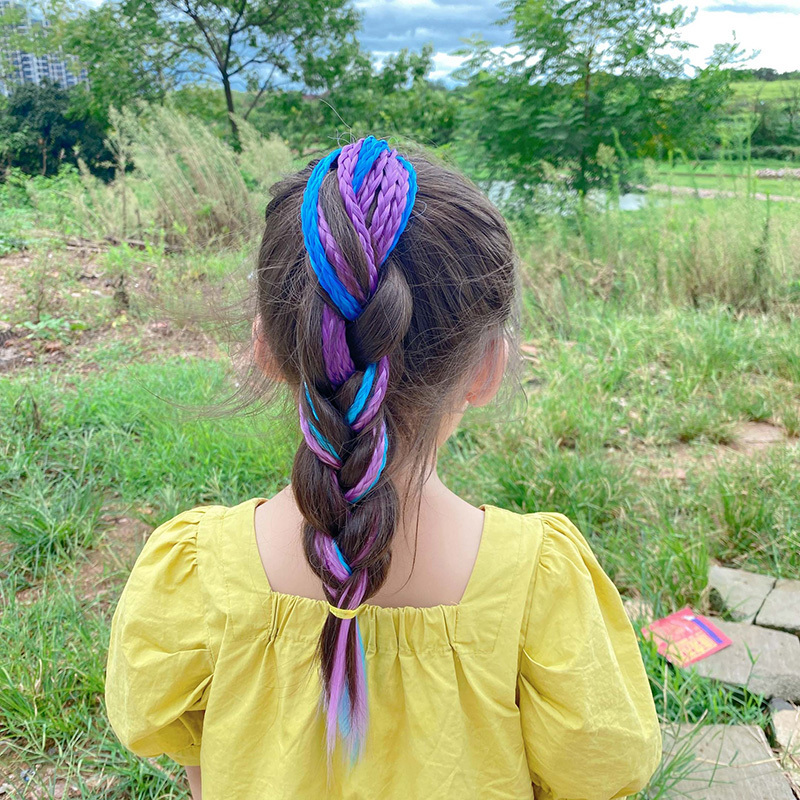 女の子のためのカラフルなヘアバンド,ポニーテールの形をしたヘ - Kids Outdoor Decor のレビューと価格