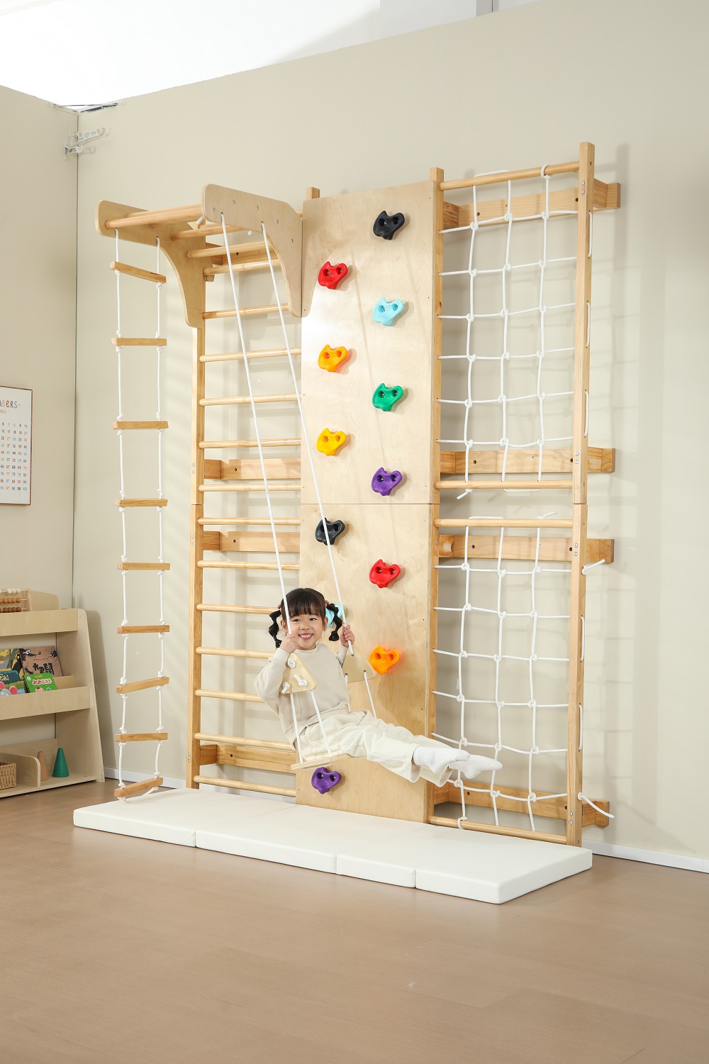 在庫あり 室内用モンキーバー 子供用木製クライミングフレーム - Kids Outdoor Wooden Climbing Frame のレビューと価格
