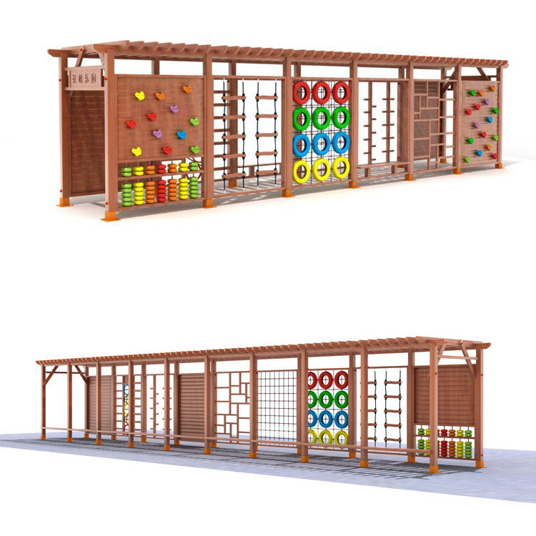 屋外用木製クライミング遊具、子供用ジャングルジム、屋外遊び場 - Kids Outdoor Wooden Climbing Frame のレビューと価格